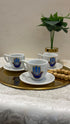 Hamsa Turkish coffee cups